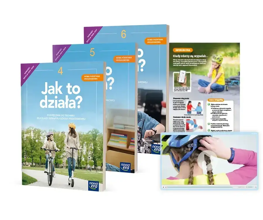 Komponenty programu nauczania techniki Nowa Era Jak to działa
